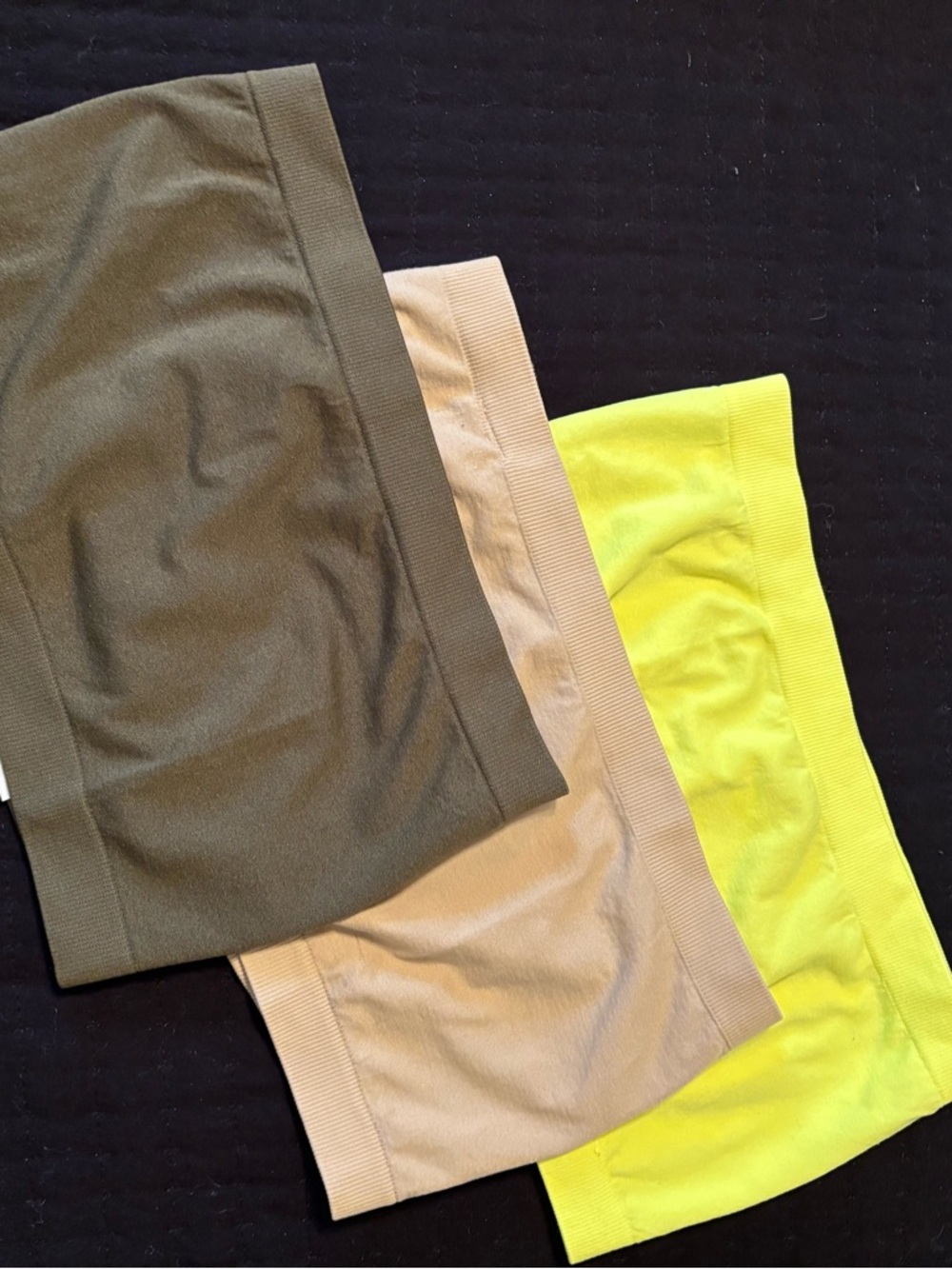 Three pcs Women's Tube Tops.